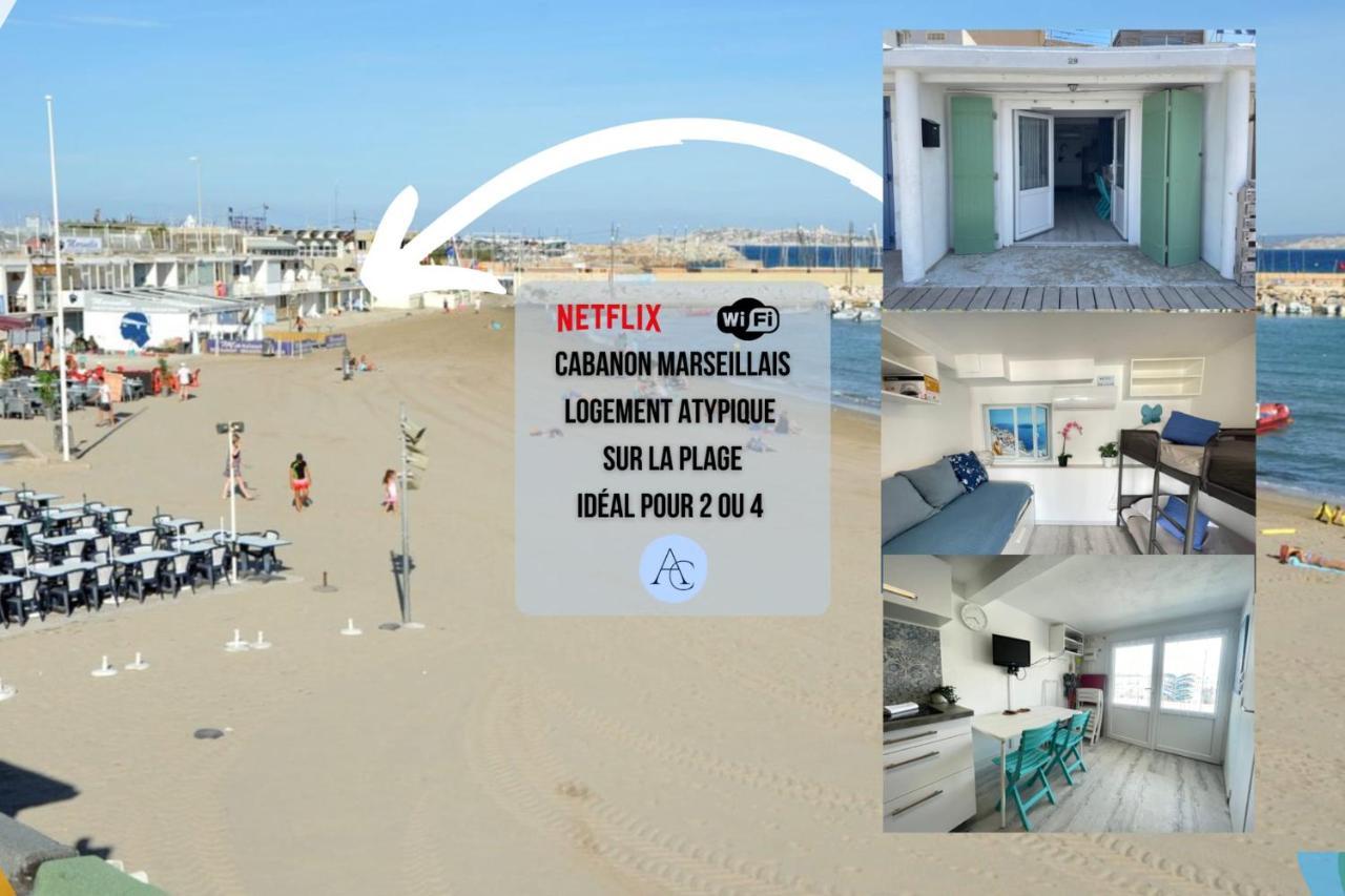 דירות מרסיי Le Vrai Cabanon De La Pointe Rouge מראה חיצוני תמונה